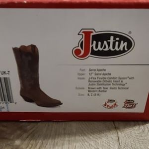 Women's Justin stampede boots cowboy roper square toe